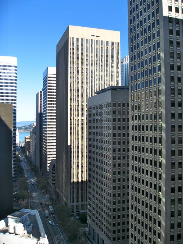 view of tall buildings in financial district san francisco